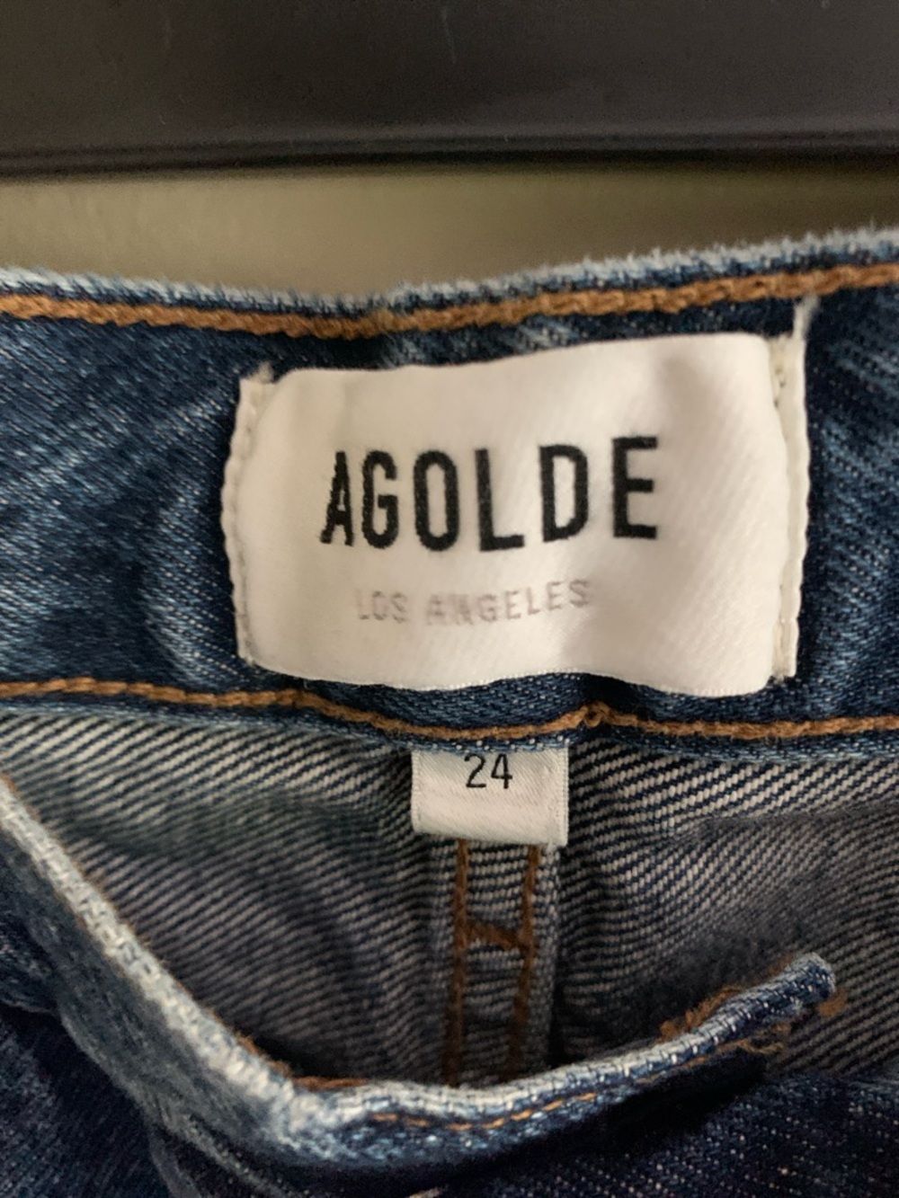 AGOLDE Lana Mid-Rise Straight Leg Jeans in Sphere wash - Picture 8 of 10